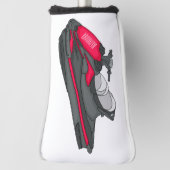 Jet ski Cartoon Illustration Golf Headcover (Rotieren 90)