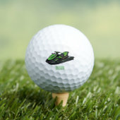 Jet ski Cartoon Illustration Golfball (Insitu T-Shirt)