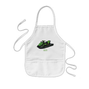 Jet ski Cartoon Illustration Kinderschürze