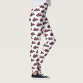 Jet ski Cartoon Illustration Leggings (Rechts)