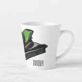 Jet ski Cartoon Illustration Milchtasse (Rechts)