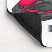 Jet ski Cartoon Illustration Mousepad (Ecke)