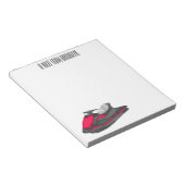 Jet ski Cartoon Illustration Notizblock (angewinkelt)
