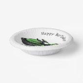 Jet ski Cartoon Illustration Pappteller (Gewinkelt)