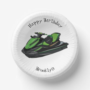 Jet ski Cartoon Illustration Pappteller