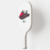 Jet ski Cartoon Illustration Pickleball Schläger (Links)