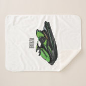 Jet ski Cartoon Illustration Sherpadecke (Vorderseite (Horizontal))