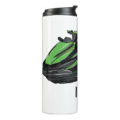 Jet ski Cartoon Illustration Thermosbecher (Nach links gedreht)