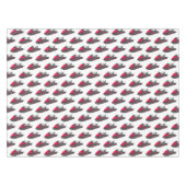 Jet ski Cartoon Illustration Tischdecke (Vorderseite (Horizontal))