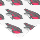 Jet ski Cartoon Illustration Tischdecke (Schrägansicht)