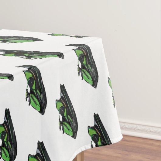 Jet ski Cartoon Illustration Tischdecke (Beispiel)
