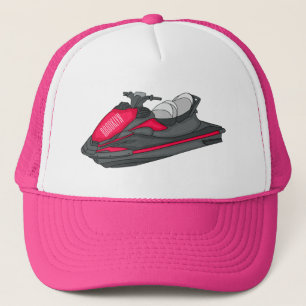 Jet ski Cartoon Illustration Truckerkappe