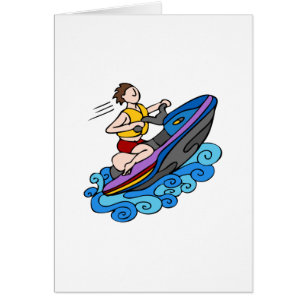 Jet-Ski-Cartoon-Vektor