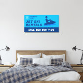 Jet Ski Custom Stretched Canvas Print Leinwanddruck (Insitu (Schlafzimmer))