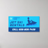 Jet Ski Custom Stretched Canvas Print Leinwanddruck (Vorderseite)