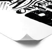 Jet Ski Driver | Jet Ski Summer Holiday Sea Gesche Poster (Ecke)