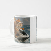 Jet Ski Eichhörnchen Kaffeetasse (Vorderseite Links)