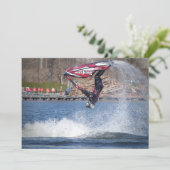 Jet Ski - Einladung (Stehend Vorderseite)