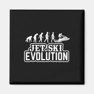 Jet Ski Evolution - Jet Ski Lovers Sport Swimmingp Magnet