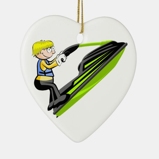 Jet Ski Fan Keramikornament (Rechts)