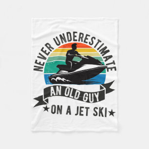 Jet Ski for Men Vater Boy Jet Skifahrer Fu Fleecedecke