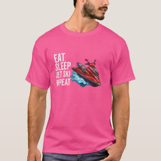 Jet Ski for Men Vater Boy Jet Skifahrer Fu T-Shirt