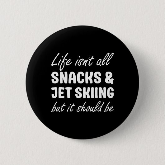 Jet Ski für Frauen oder Männer Jet Skifahren Lover Button (Vorderseite)