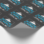 Jet-Ski-Geschenk-Idee das Wasser nennt Jetski Geschenkpapier (Ecke)