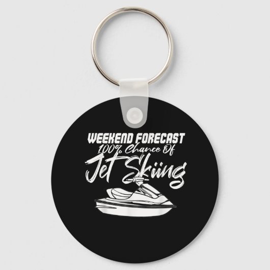 Jet Ski Gift Jet Skifahrer Wassersport T Schlüsselanhänger (Vorderseite)