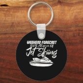 Jet Ski Gift Jet Skifahrer Wassersport T Schlüsselanhänger (Vorderseite)