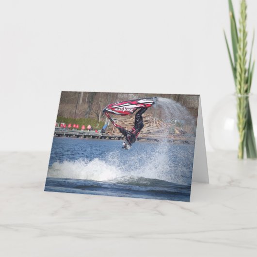 Jet Ski - Greeting Card Karte (Vorderseite)