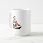 Jet-Ski Jesus Kaffeetasse (Vorderseite Links)