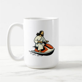 Jet-Ski Jesus Kaffeetasse