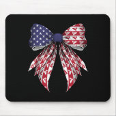 Jet Ski Jet Skiing 4. Juli US-amerikanische Flagge Mousepad (Vorne)