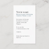 Jet Ski Jetski Scubadierung Visitenkarte (Rückseite)