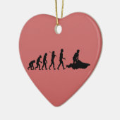 Jet-Ski Jetskiing Wasser-Sport Keramik Ornament (Links)