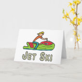 Jet Ski Karte (Gelbe Blume)