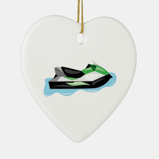 Jet-Ski Keramik Ornament (Rechts)