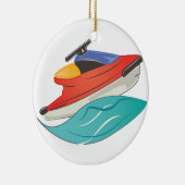 Jet-Ski Keramikornament (Rechts)