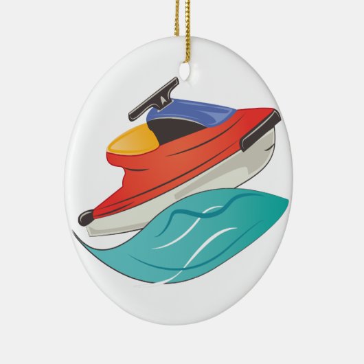 Jet-Ski Keramikornament (Rechts)