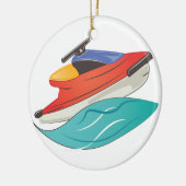 Jet-Ski Keramikornament (Links)