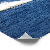 Jet Ski on Lake Poster (Ecke)