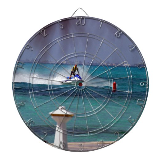 Jet-Ski-Paradies Dartscheibe (vorne)