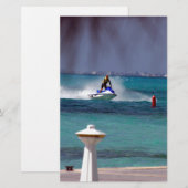 Jet Ski Paradise Briefpapier (Vorne/Hinten)