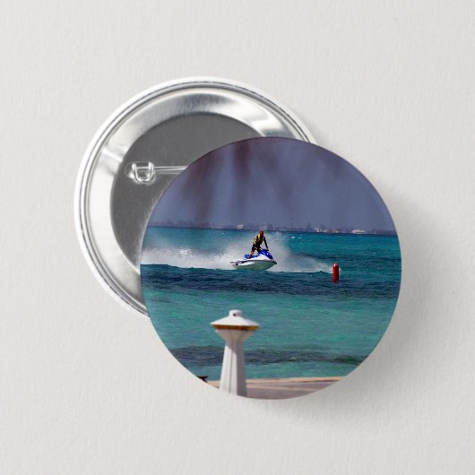 Jet Ski Paradise Button (Vorne & Hinten)