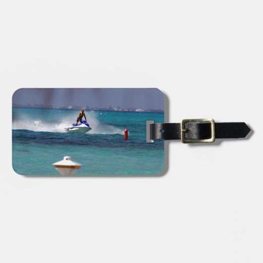 Jet Ski Paradise Gepäckanhänger (Vorderseite horizontal)