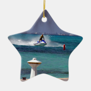 Jet Ski Paradise Keramikornament