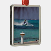Jet Ski Paradise Ornament Aus Metall (Rechts)