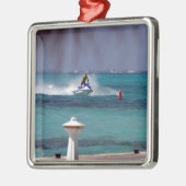Jet Ski Paradise Ornament Aus Metall (Links)