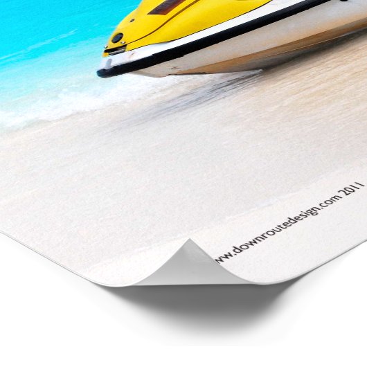 Jet Ski Poster (Ecke)